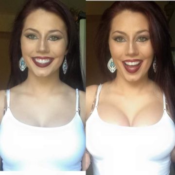 Increasing size with optical illusions (make up)