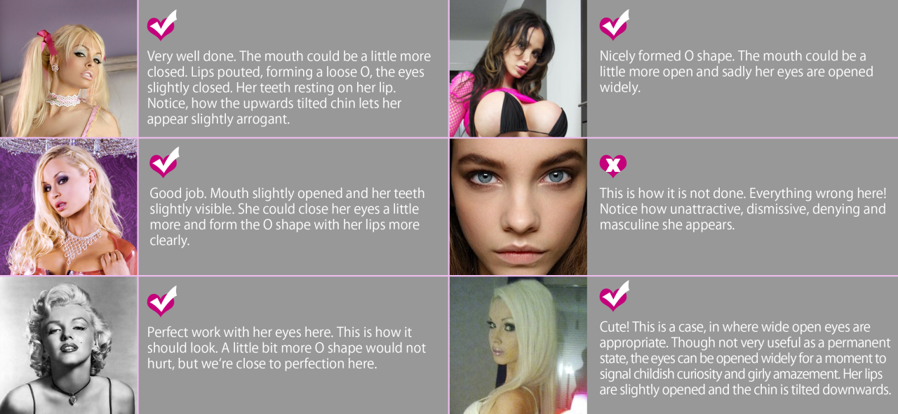 “The bimbo countenance: The basic facial expression”