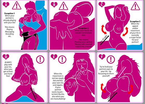 How a bimbo should have sex- Play with your own tits